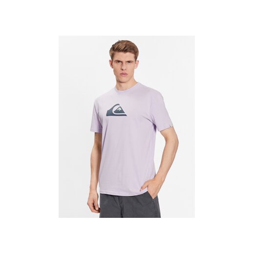 Quiksilver T-Shirt Comp Logo EQYZT06534 Fioletowy Regular Fit ze sklepu MODIVO w kategorii T-shirty męskie - zdjęcie 168661701