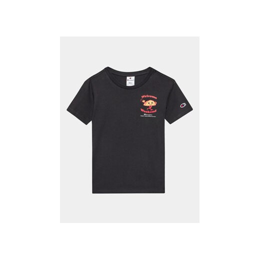 Champion T-Shirt 306375 Czarny Regular Fit ze sklepu MODIVO w kategorii T-shirty chłopięce - zdjęcie 168661703