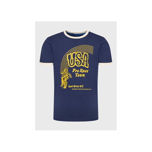 Superdry T-Shirt Vintage Generation M1011314A Granatowy Regular Fit ze sklepu MODIVO w kategorii T-shirty męskie - zdjęcie 168661763