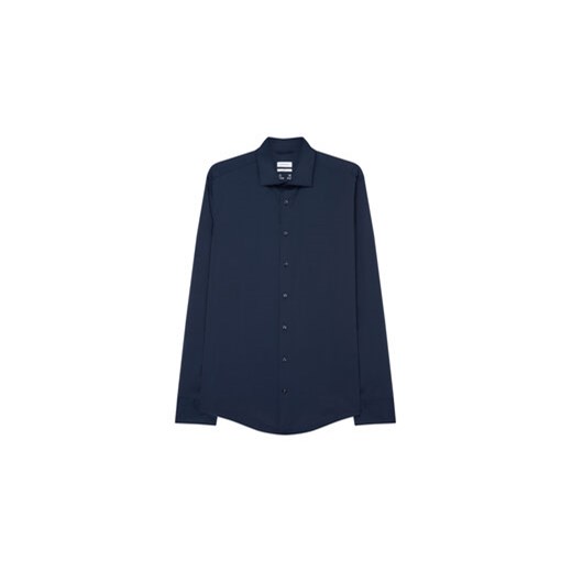 Seidensticker Koszula 01.650400 Granatowy Slim Fit ze sklepu MODIVO w kategorii Koszule męskie - zdjęcie 168661883