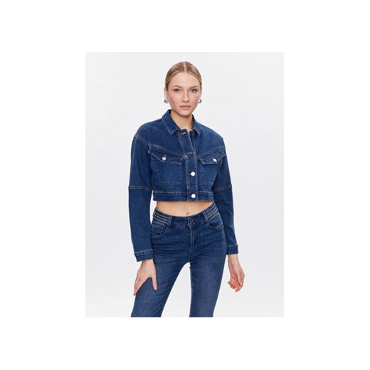 Morgan Kurtka jeansowa 231-VEIKO Niebieski Regular Fit ze sklepu MODIVO w kategorii Kurtki damskie - zdjęcie 168662000