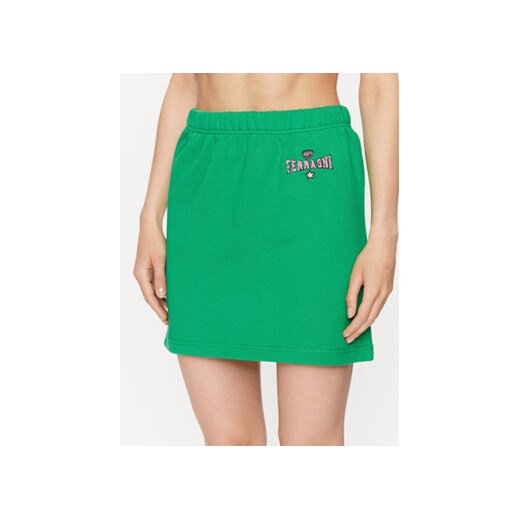 Chiara Ferragni Spódnica dresowa 74CBET01 Zielony Regular Fit ze sklepu MODIVO w kategorii Spódnice - zdjęcie 168662054