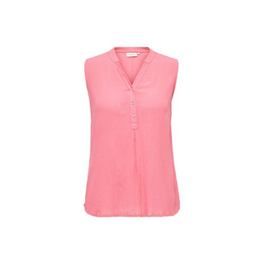 ONLY Carmakoma Top 15290009 Różowy Regular Fit ze sklepu MODIVO w kategorii Bluzki damskie - zdjęcie 168662201