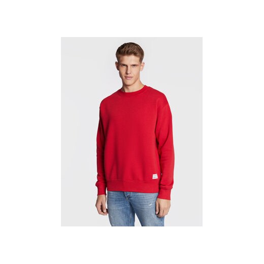Solid Bluza 21107419 Czerwony Regular Fit ze sklepu MODIVO w kategorii Bluzy męskie - zdjęcie 168662203