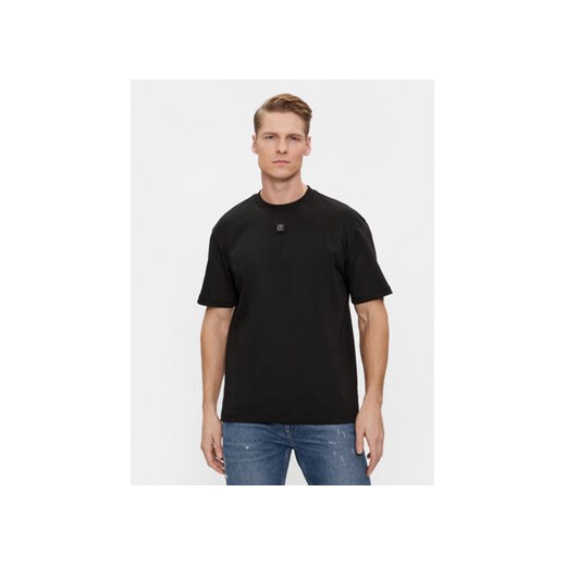 Hugo T-Shirt Dalile 50505201 Czarny Regular Fit ze sklepu MODIVO w kategorii T-shirty męskie - zdjęcie 168662814