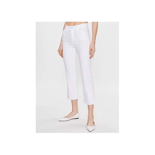 Marella Spodnie materiałowe Olpe 2331310334 Biały Regular Fit ze sklepu MODIVO w kategorii Spodnie damskie - zdjęcie 168663412