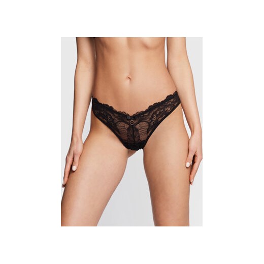 Emporio Armani Underwear Figi brazylijskie 164589 2F206 00020 Czarny ze sklepu MODIVO w kategorii Majtki damskie - zdjęcie 168663604