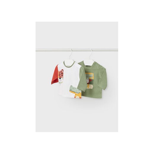 Mayoral Komplet 2 bluzek 1003 Kolorowy Regular Fit ze sklepu MODIVO w kategorii Koszulki niemowlęce - zdjęcie 168663670
