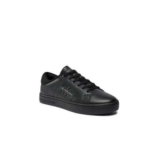Calvin Klein Jeans Sneakersy Classic Cupsole Low Laceup Lth YM0YM00864 Czarny 41 MODIVO