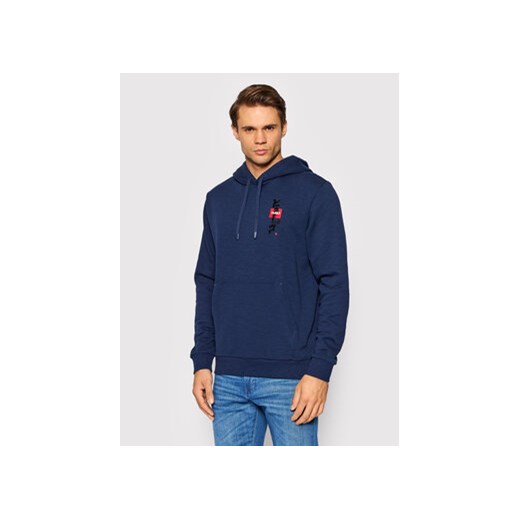 Hugo Bluza Doplin 50454361 Granatowy Relaxed Fit S MODIVO