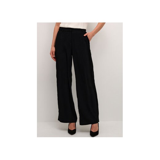 Cream Spodnie materiałowe Crcocamia 10611708 Czarny Regular Fit ze sklepu MODIVO w kategorii Spodnie damskie - zdjęcie 168663874