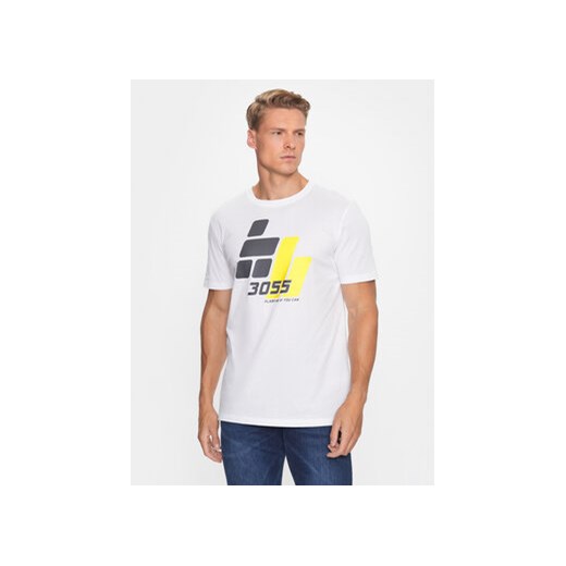 Boss T-Shirt 50495700 Biały Regular Fit ze sklepu MODIVO w kategorii T-shirty męskie - zdjęcie 168663892