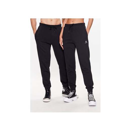 Converse Spodnie dresowe Unisex 10023873-A01 Czarny Standard Fit ze sklepu MODIVO w kategorii Spodnie męskie - zdjęcie 168664151