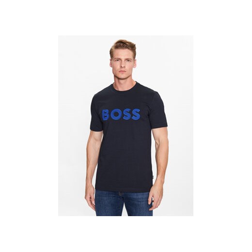 Boss T-Shirt Tiburt 345 50486200 Granatowy Regular Fit ze sklepu MODIVO w kategorii T-shirty męskie - zdjęcie 168664443