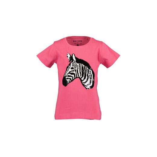 Blue Seven T-Shirt 702273 X Różowy Regular Fit ze sklepu MODIVO w kategorii Bluzki dziewczęce - zdjęcie 168664454