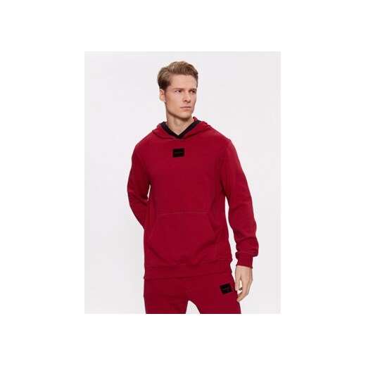 Hugo Bluza Daratscho_V 50496697 Czerwony Regular Fit ze sklepu MODIVO w kategorii Bluzy męskie - zdjęcie 168664534