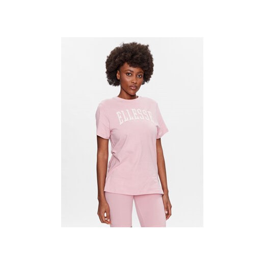 Ellesse T-Shirt Tressa SGR17859 Różowy Regular Fit ze sklepu MODIVO w kategorii Bluzki damskie - zdjęcie 168664920