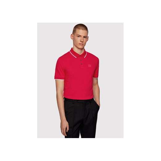 Boss Polo Parlay 101 50445486 Czerwony Regular Fit ze sklepu MODIVO w kategorii T-shirty męskie - zdjęcie 168664931