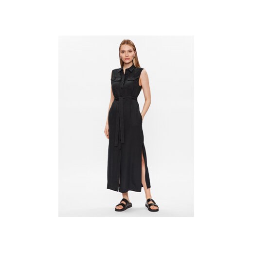Calvin Klein Sukienka koszulowa K20K205204 Czarny Regular Fit ze sklepu MODIVO w kategorii Sukienki - zdjęcie 168664960