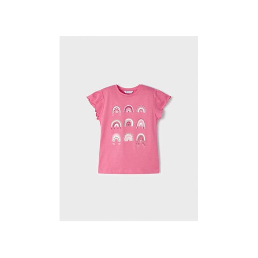 Mayoral T-Shirt 3062 Różowy ze sklepu MODIVO w kategorii Bluzki dziewczęce - zdjęcie 168665043