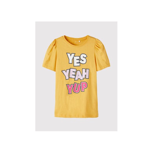 NAME IT T-Shirt 13205984 Żółty Regular Fit ze sklepu MODIVO w kategorii T-shirty chłopięce - zdjęcie 168665134