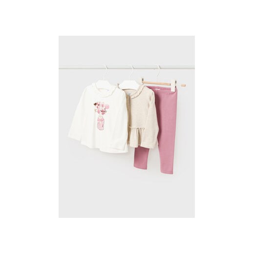 Mayoral Komplet dziecięcy 2.764 Różowy Regular Fit ze sklepu MODIVO w kategorii Komplety niemowlęce - zdjęcie 168665322