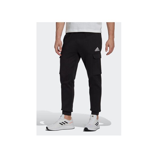 adidas Spodnie dresowe Essentials Fleece Regular Tapered Cargo Joggers HL2226 XXL MODIVO