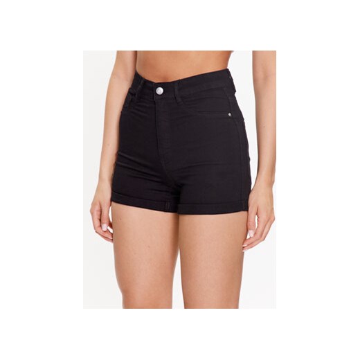 Gina Tricot Szorty jeansowe Molly denim shorts 88291 Czarny Regular Fit ze sklepu MODIVO w kategorii Szorty - zdjęcie 168665583