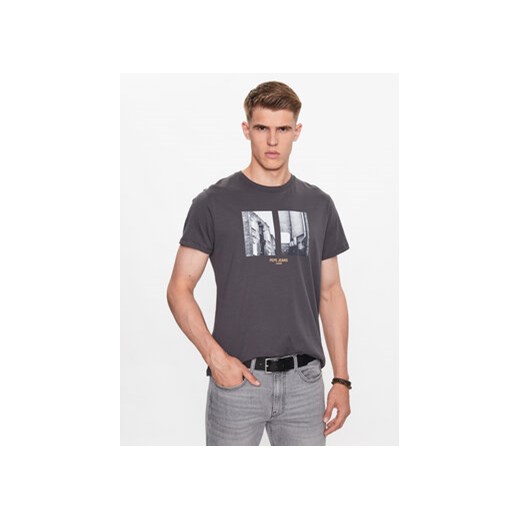 Pepe Jeans T-Shirt Worth PM508956 Szary Regular Fit ze sklepu MODIVO w kategorii T-shirty męskie - zdjęcie 168665640