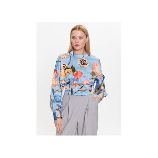 Vero Moda Bluzka Renee 10282218 Niebieski Standard Fit Vero Moda L wyprzedaż MODIVO