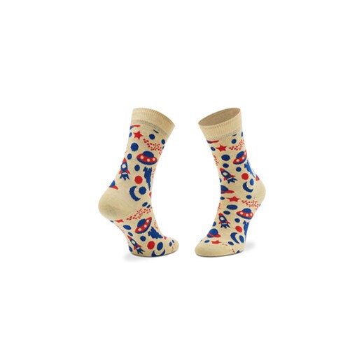 Happy Socks Zestaw 3 par wysokich skarpet dziecięcych XKAST08-2200 Kolorowy ze sklepu MODIVO w kategorii Skarpetki dziecięce - zdjęcie 168666131