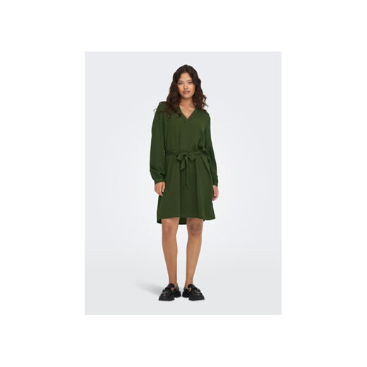 JDY Sukienka codzienna 15300554 Zielony Regular Fit ze sklepu MODIVO w kategorii Sukienki - zdjęcie 168666152