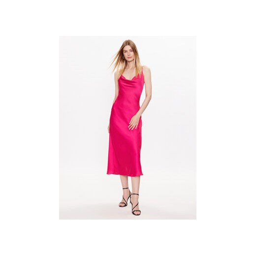 Guess Sukienka koktajlowa Akilina W3GK85 WD8G2 Różowy Regular Fit ze sklepu MODIVO w kategorii Sukienki - zdjęcie 168666210
