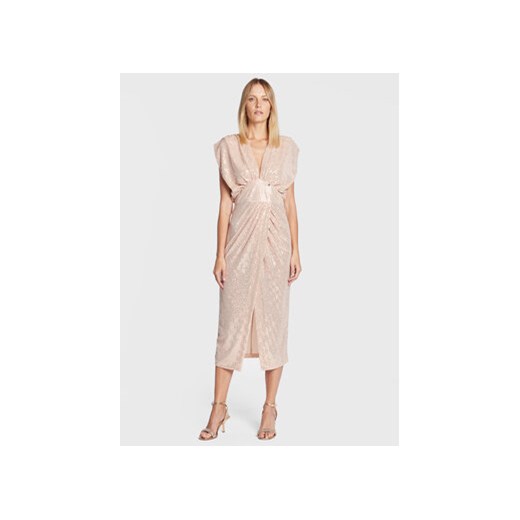 Rinascimento Sukienka koktajlowa CFC0110461003 Różowy Regular Fit ze sklepu MODIVO w kategorii Sukienki - zdjęcie 168666242