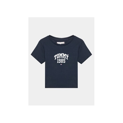 Tommy Hilfiger T-Shirt Varsity KG0KG07211 D Granatowy Regular Fit ze sklepu MODIVO w kategorii T-shirty chłopięce - zdjęcie 168666323