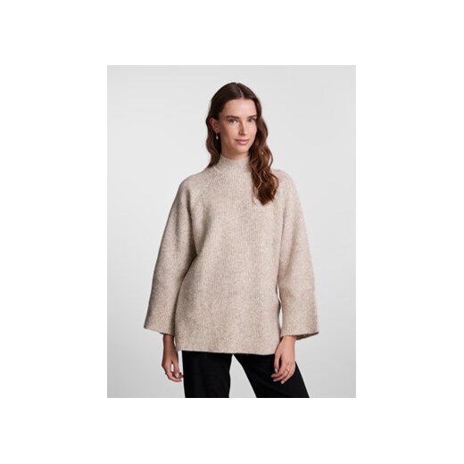 Pieces Golf 17140867 Beżowy Loose Fit Pieces XL okazja MODIVO
