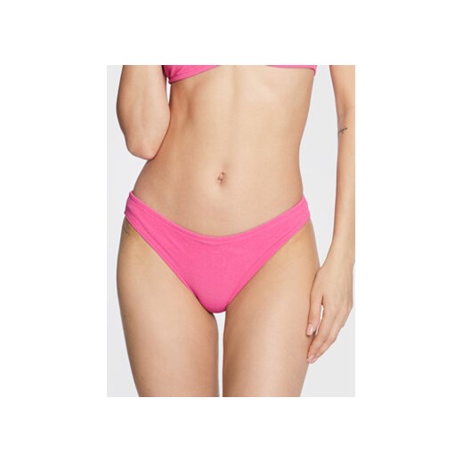 Calvin Klein Swimwear Dół od bikini KW0KW01885 Różowy ze sklepu MODIVO w kategorii Stroje kąpielowe - zdjęcie 168666923