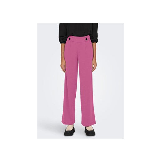 JDY Spodnie materiałowe Geggo 15208430 Różowy Wide Leg ze sklepu MODIVO w kategorii Spodnie damskie - zdjęcie 168667154