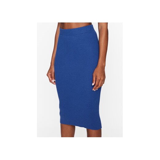 Vero Moda Spódnica ołówkowa 10290677 Niebieski Slim Fit ze sklepu MODIVO w kategorii Spódnice - zdjęcie 168667201