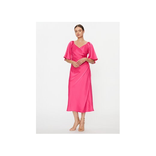 YAS Sukienka koktajlowa 26031519 Różowy Regular Fit ze sklepu MODIVO w kategorii Sukienki - zdjęcie 168667543