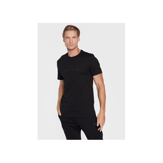 4F T-Shirt H4Z22-TSM354 Czarny Regular Fit ze sklepu MODIVO w kategorii T-shirty męskie - zdjęcie 168667632