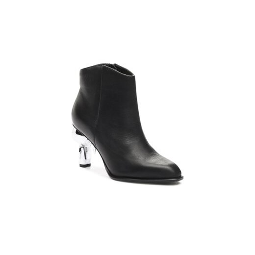KARL LAGERFELD Botki KL39035 Czarny Karl Lagerfeld 36 promocja MODIVO