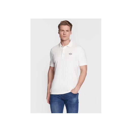 Replay Polo M3070A.000.22696G Biały Regular Fit ze sklepu MODIVO w kategorii T-shirty męskie - zdjęcie 168668063