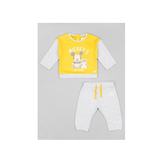 Zippy Dres Myszka Miki ZNBAP0601 23002 Żółty Regular Fit ze sklepu MODIVO w kategorii Dresy dla niemowlaka - zdjęcie 168668344