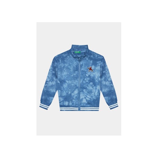 United Colors Of Benetton Bluza 3EM5G502X Niebieski Regular Fit ze sklepu MODIVO w kategorii Bluzy i swetry - zdjęcie 168669112