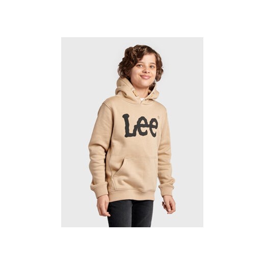 Lee Bluza LEE0008 Beżowy Regular Fit ze sklepu MODIVO w kategorii Bluzy chłopięce - zdjęcie 168669610