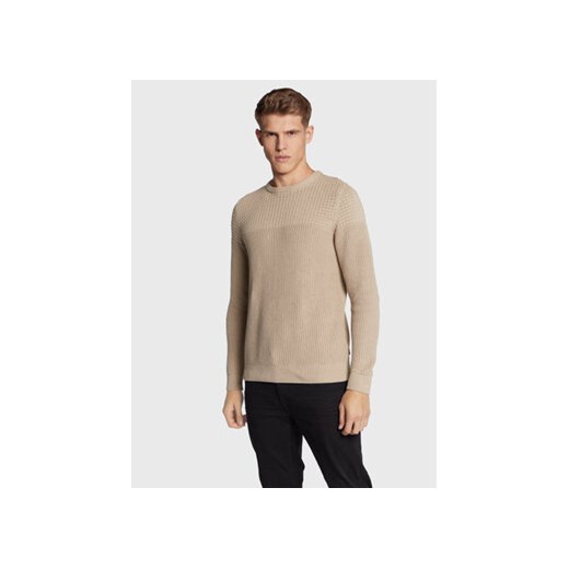 Blend Sweter 20714622 Beżowy Regular Fit ze sklepu MODIVO w kategorii Swetry męskie - zdjęcie 168669710