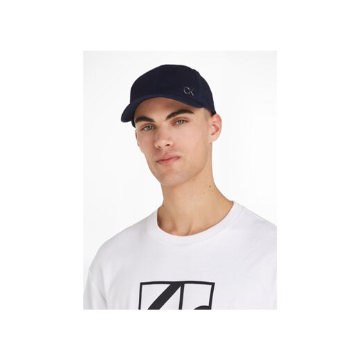 Calvin Klein Czapka z daszkiem Ck Bombed Metal Bb Cap K50K510968 Granatowy Calvin Klein uniwersalny okazja MODIVO