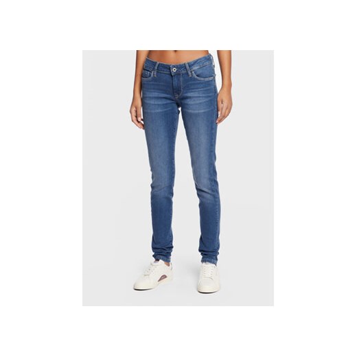 Pepe Jeans Jeansy Soho PL204174 Niebieski Skinny Fit ze sklepu MODIVO w kategorii Jeansy damskie - zdjęcie 168670261