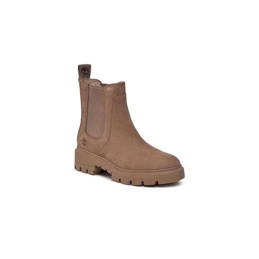 Timberland Sztyblety Cortina Valley Chelsea TB0A41EW9291 Beżowy ze sklepu MODIVO w kategorii Botki - zdjęcie 168670391